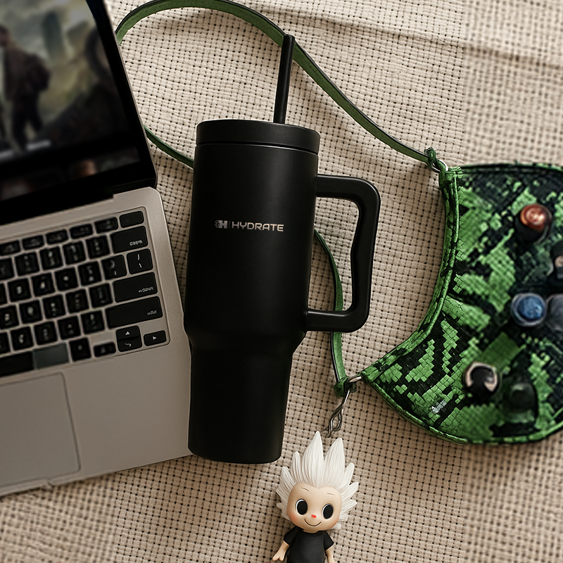 Black Tumbler - 1200ml